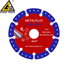 Disque à tronçonner Metalplus Diamond Edge de 180 mm pour couper le métal